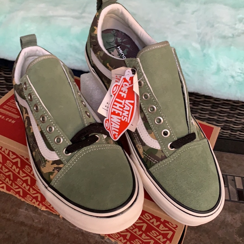 VANS OLD SKOOL UC BJ BELTS OIL Gm/Olivine WMNS sneakers - Picture 6 of 16